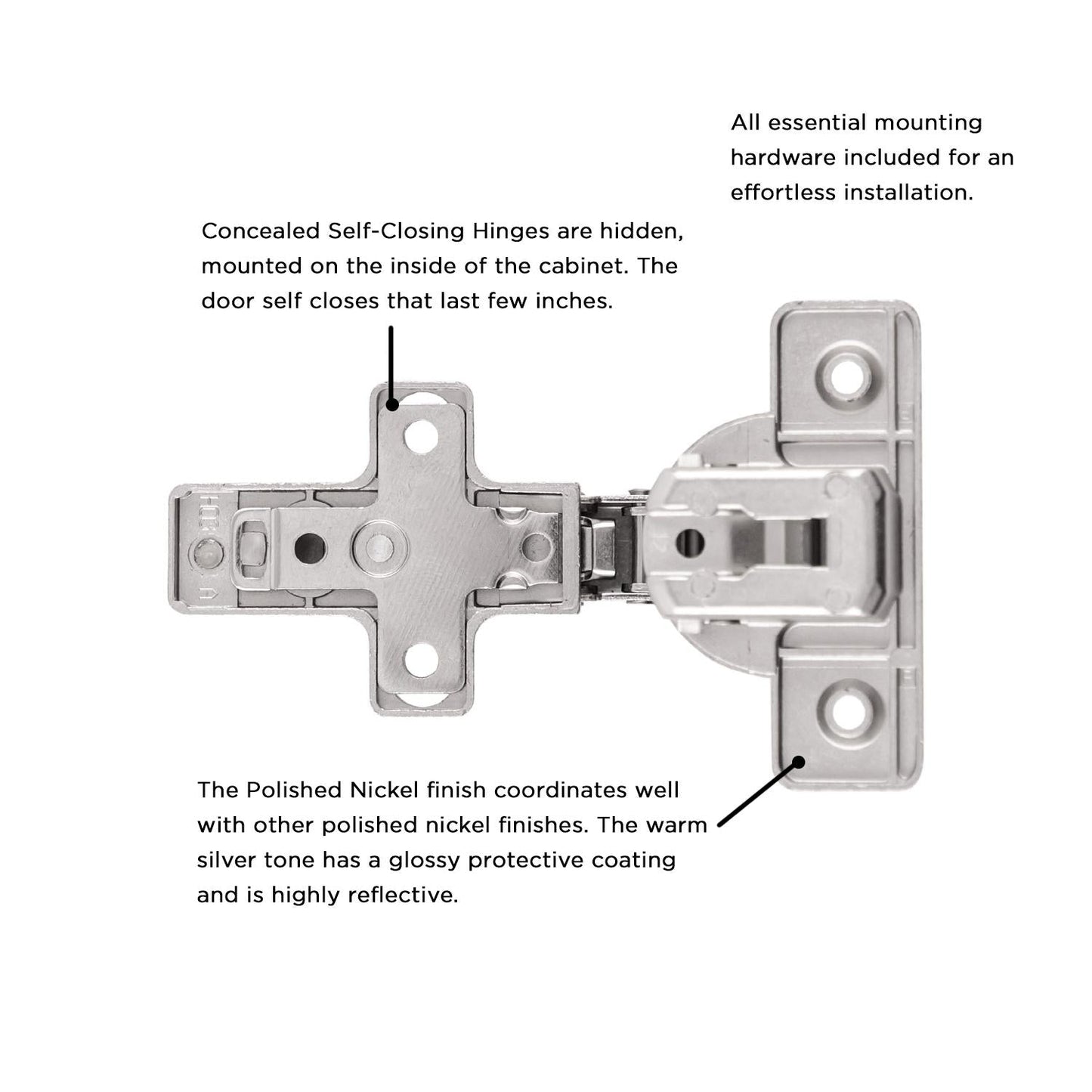 Concealed Self-Closing Hinges
