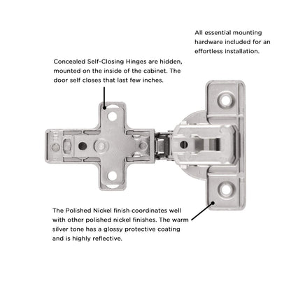 Concealed Self-Closing Hinges