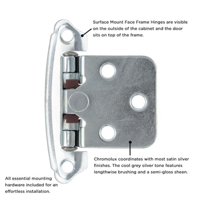 Surface Self-Closing Hinge