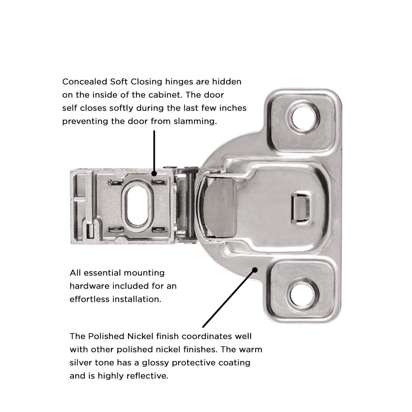 Concealed Soft Close Hinges