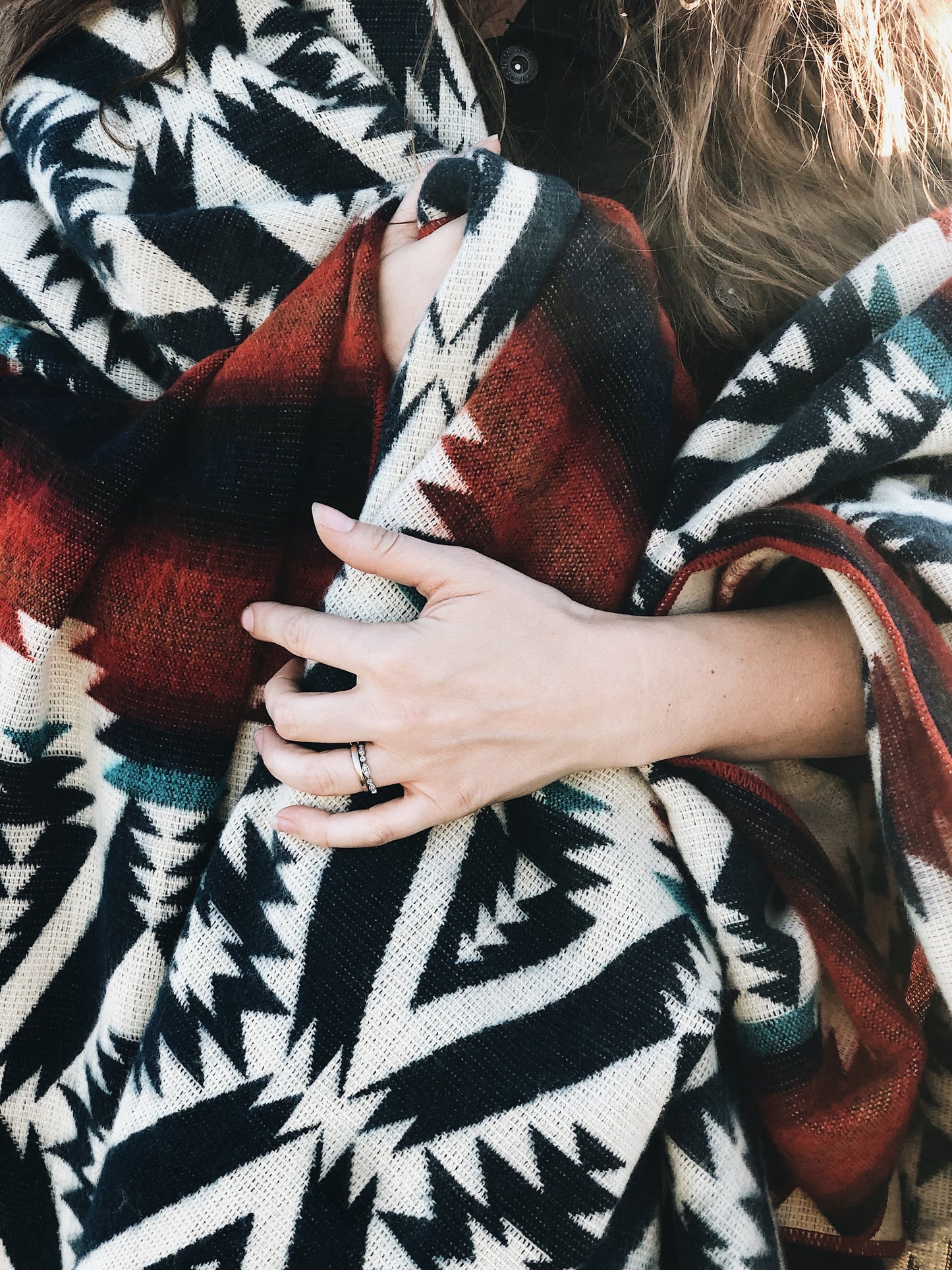 Quichua Blanket - Campfire | Kitchen + Metal