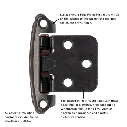 Surface Self-Closing Hinge