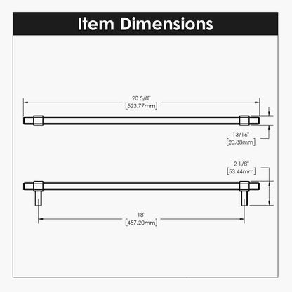 18 Inch Center to Center Monroe Appliance Pull