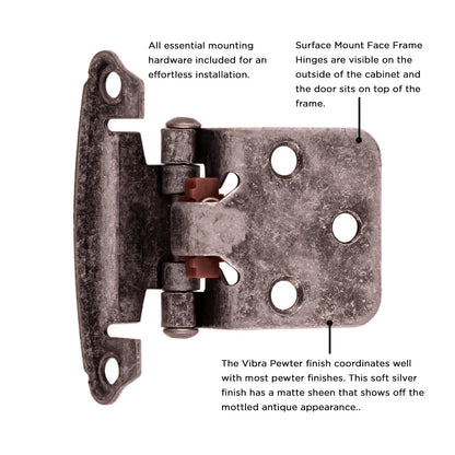 Surface Self-Closing Hinge