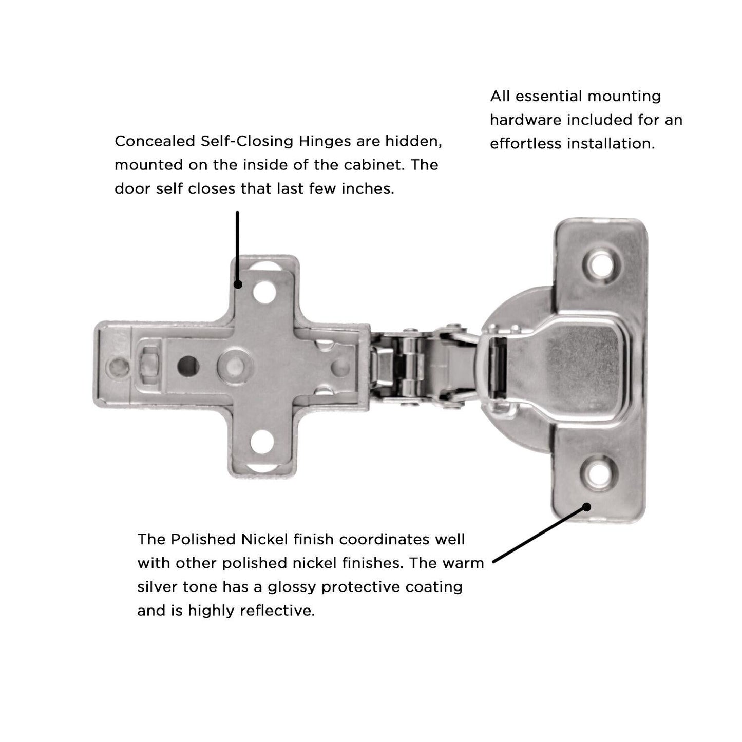 Concealed Self-Closing Hinges