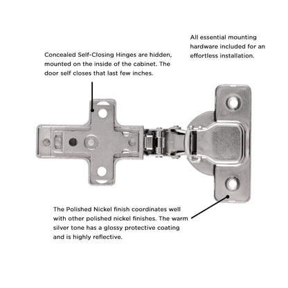 Concealed Self-Closing Hinges