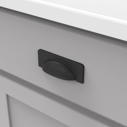 3-3/4 Inch (96mm) Center to Center Craftsman Cup Pull