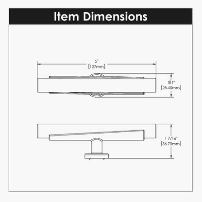 5 Inch x 1 Inch Firenze T-Knob