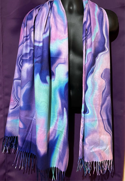Purple Drip - Pashmina