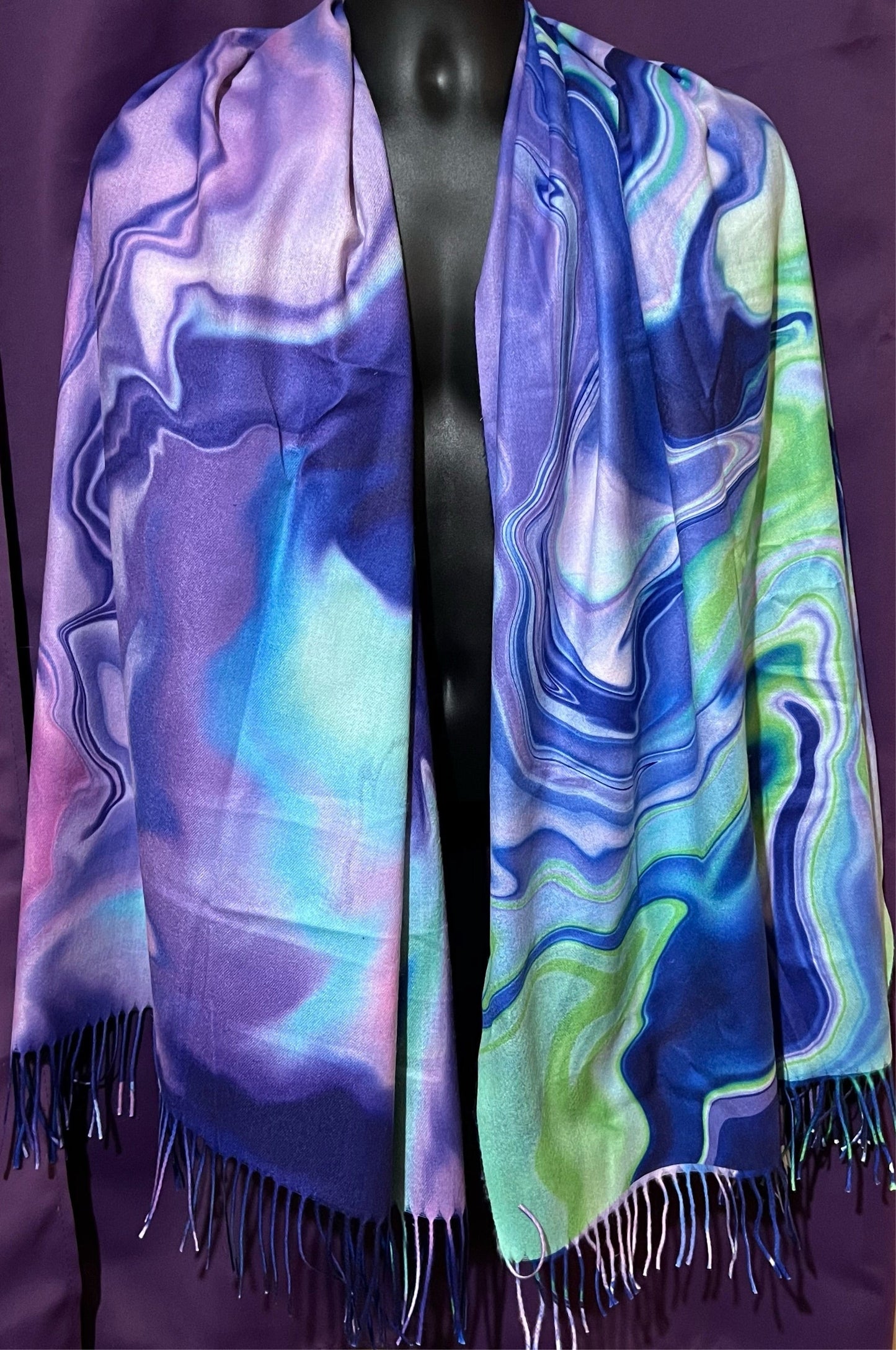 Purple Drip - Pashmina