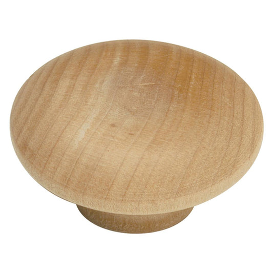 2 Inch Diameter Natural Woodcraft Knob