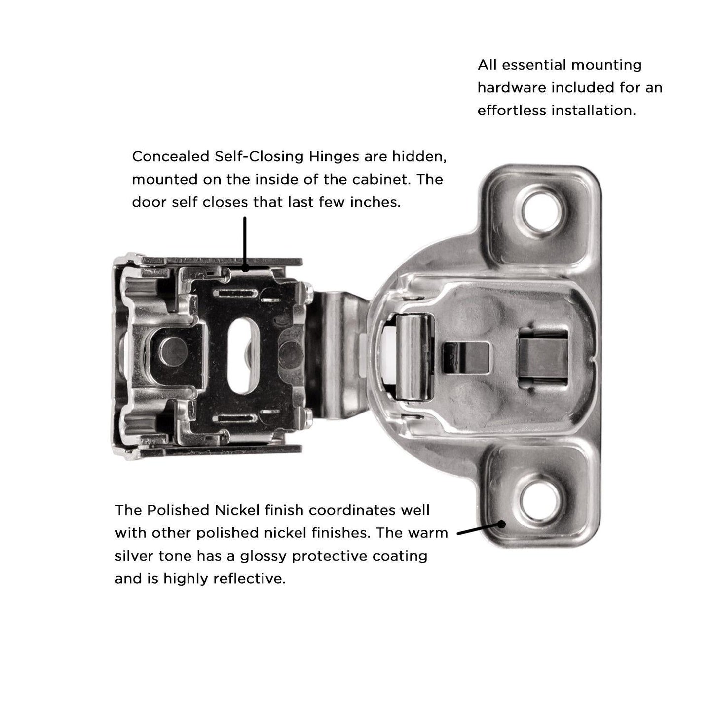 Concealed Self-Closing Hinges