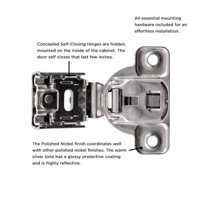 Concealed Self-Closing Hinges