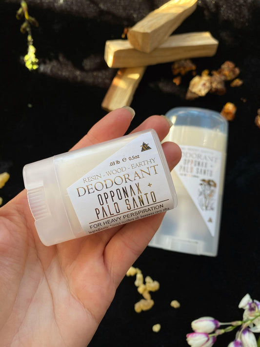 Deodorant - Opoponax + Palo Santo  (Resin + Wood + Earthy)