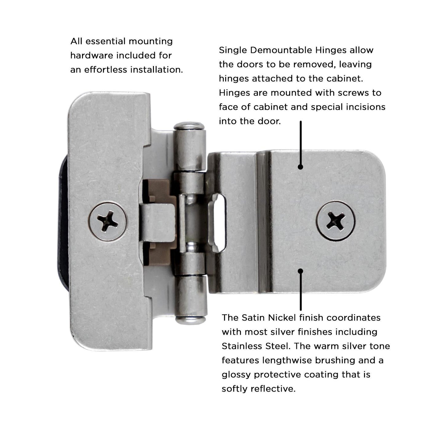 Double Demountable Hinge