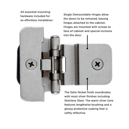 Double Demountable Hinge