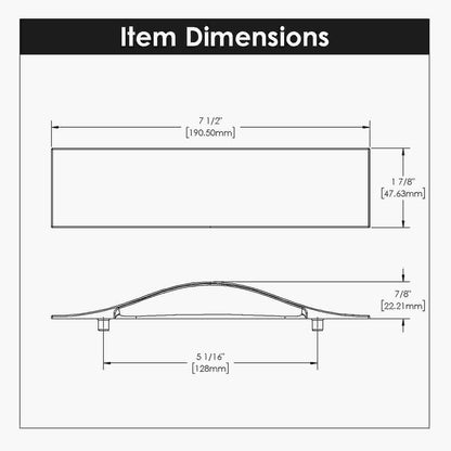 5-1/16 Inch (128mm) Center to Center Emerge Cup Pull