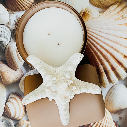 Beach Day Candle Scent of Coconut Sandalwood Musk Vanilla