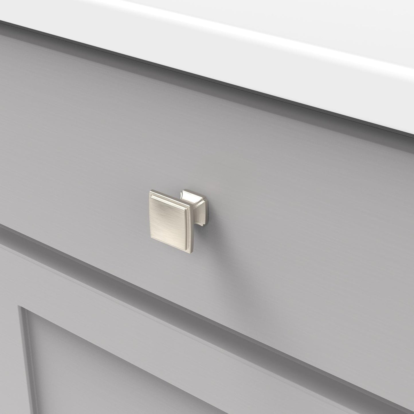 1-1/4 Inch Square Bridges Knob