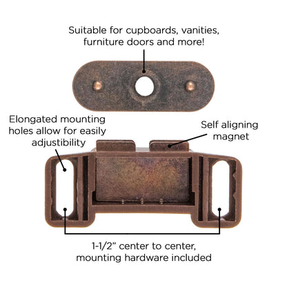 1-1/2 Inch Center to Center Catches