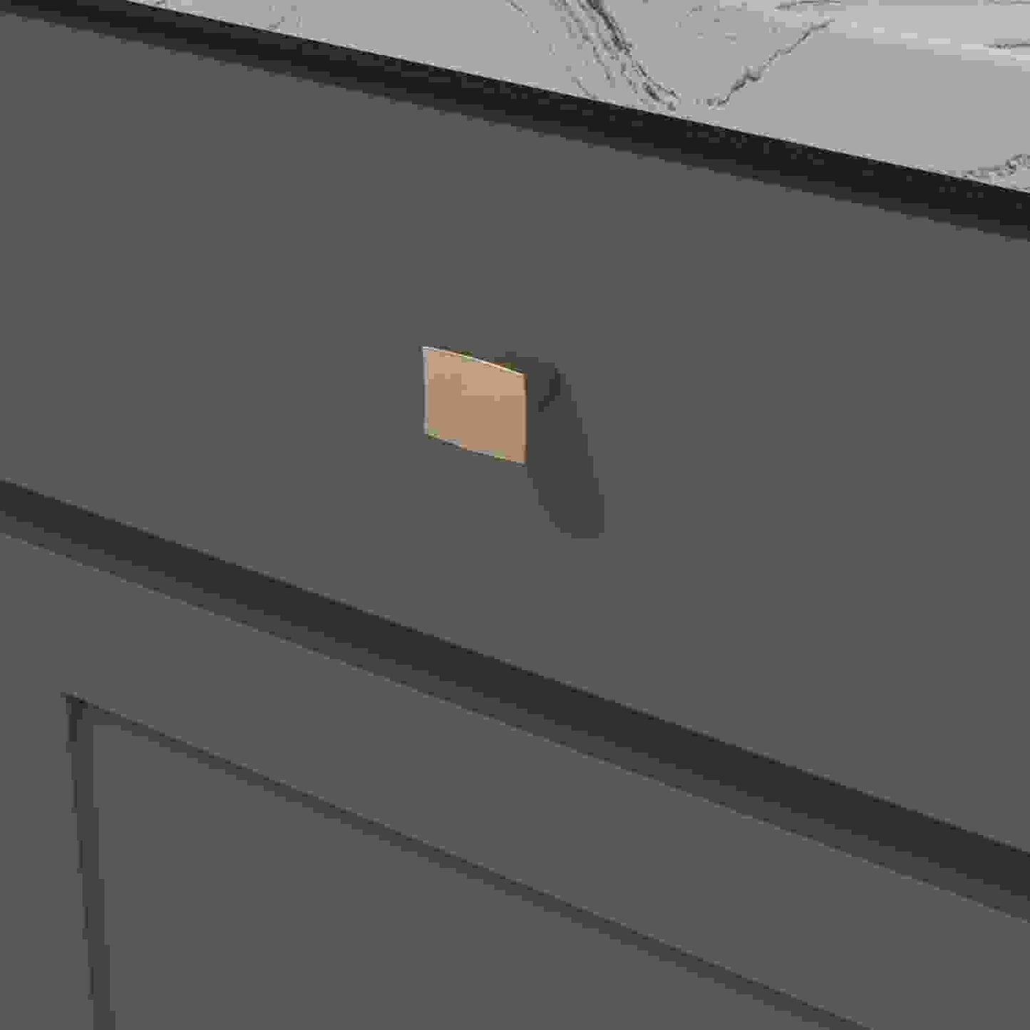 1-1/4 Inch x 1 Inch Channel Rectangular Knob