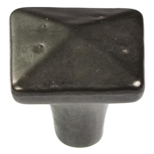 1-1/4 Inch Square Carbonite Knob