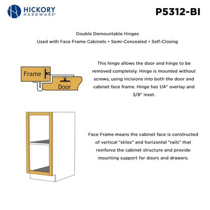 Double Demountable Hinge