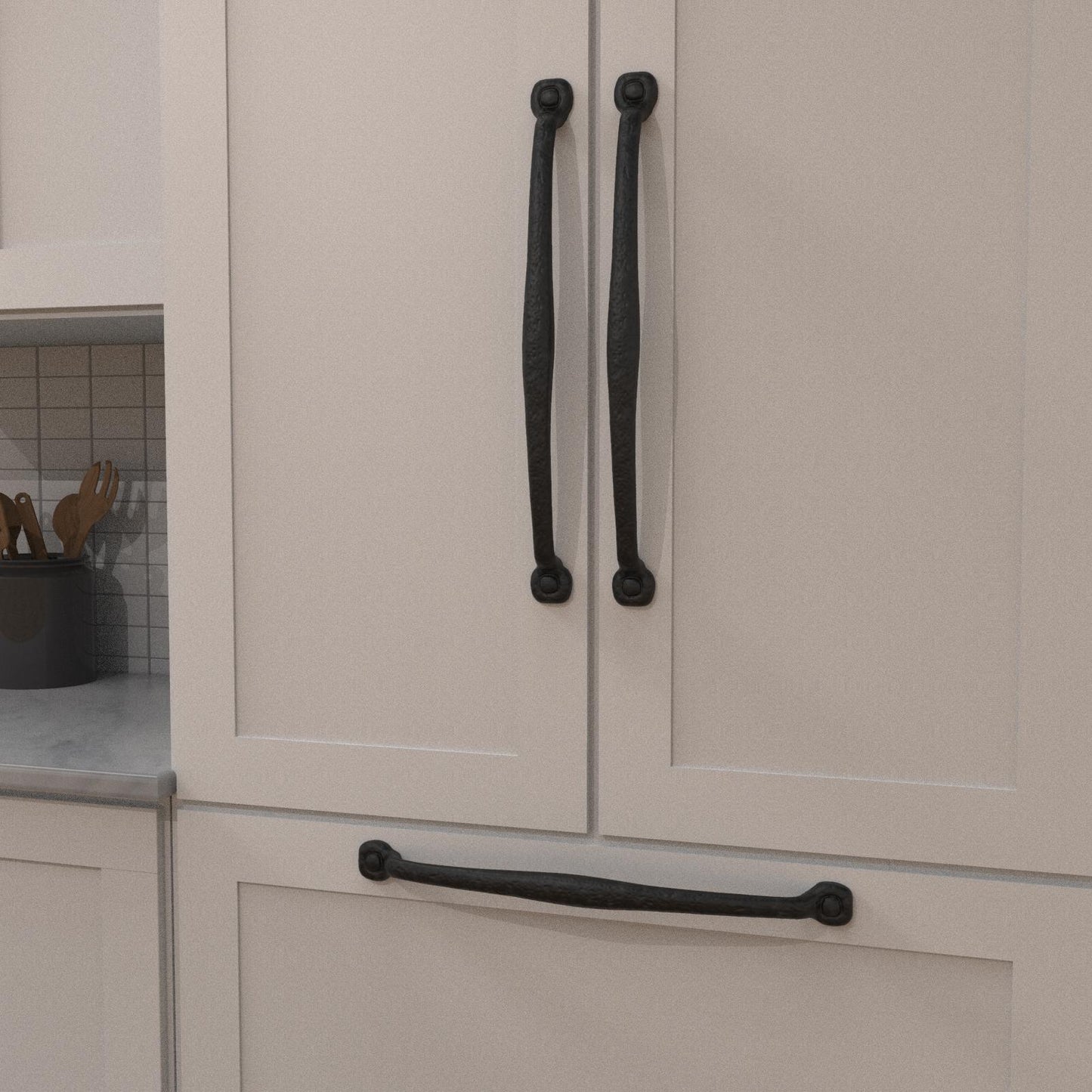 18 Inch Center to Center Refined Rustic Appliance Pull