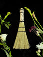 Natural, Woven Handle Stitched Hand Broom