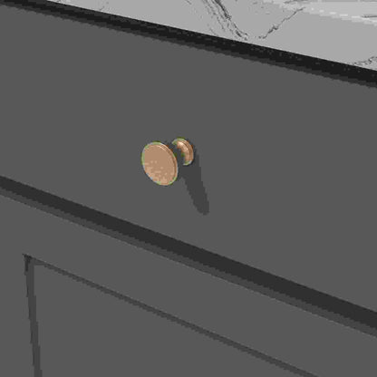 1-1/4 Inch Diameter Brownstone Round Knob