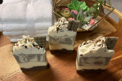 Chocolate Almond Soap Bar