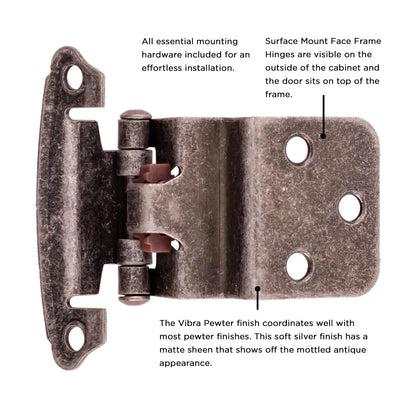 Surface Self-Closing Hinge