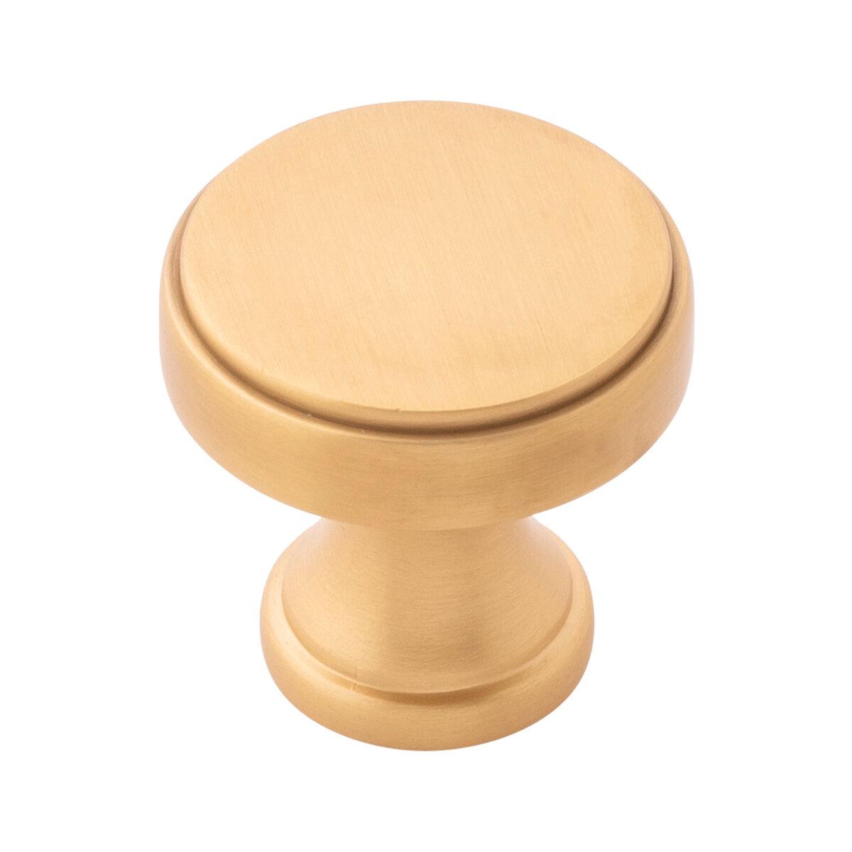 1-1/4 Inch Diameter Brownstone Round Knob