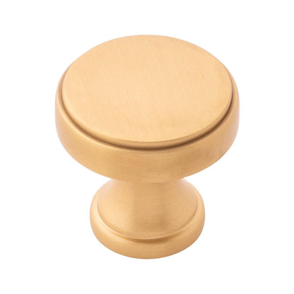 1-1/4 Inch Diameter Brownstone Round Knob