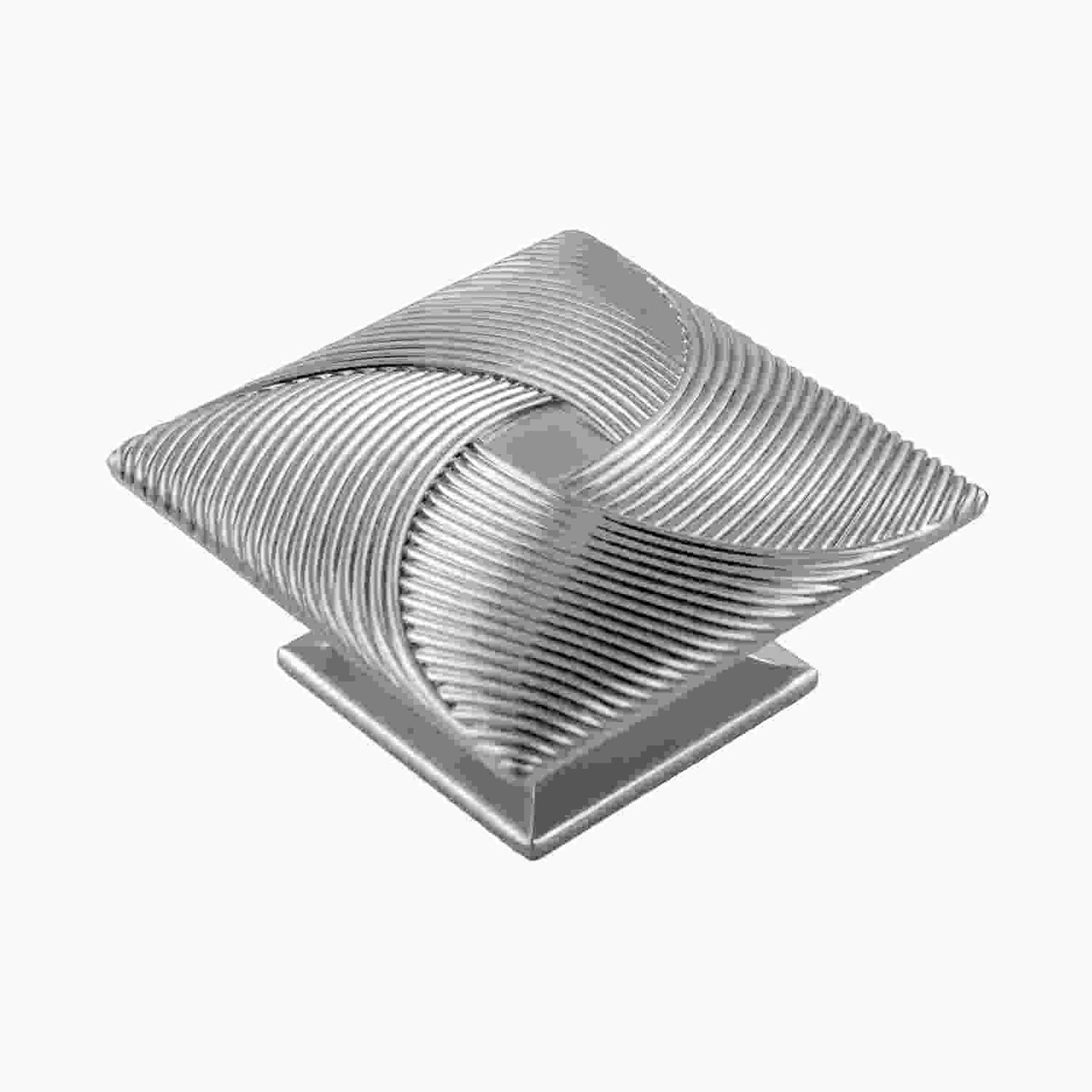 3-1/2 Inch Square Bijou Tempest Square Knob