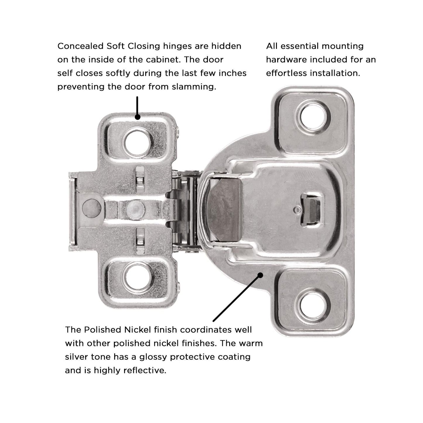Concealed Soft Close Hinges
