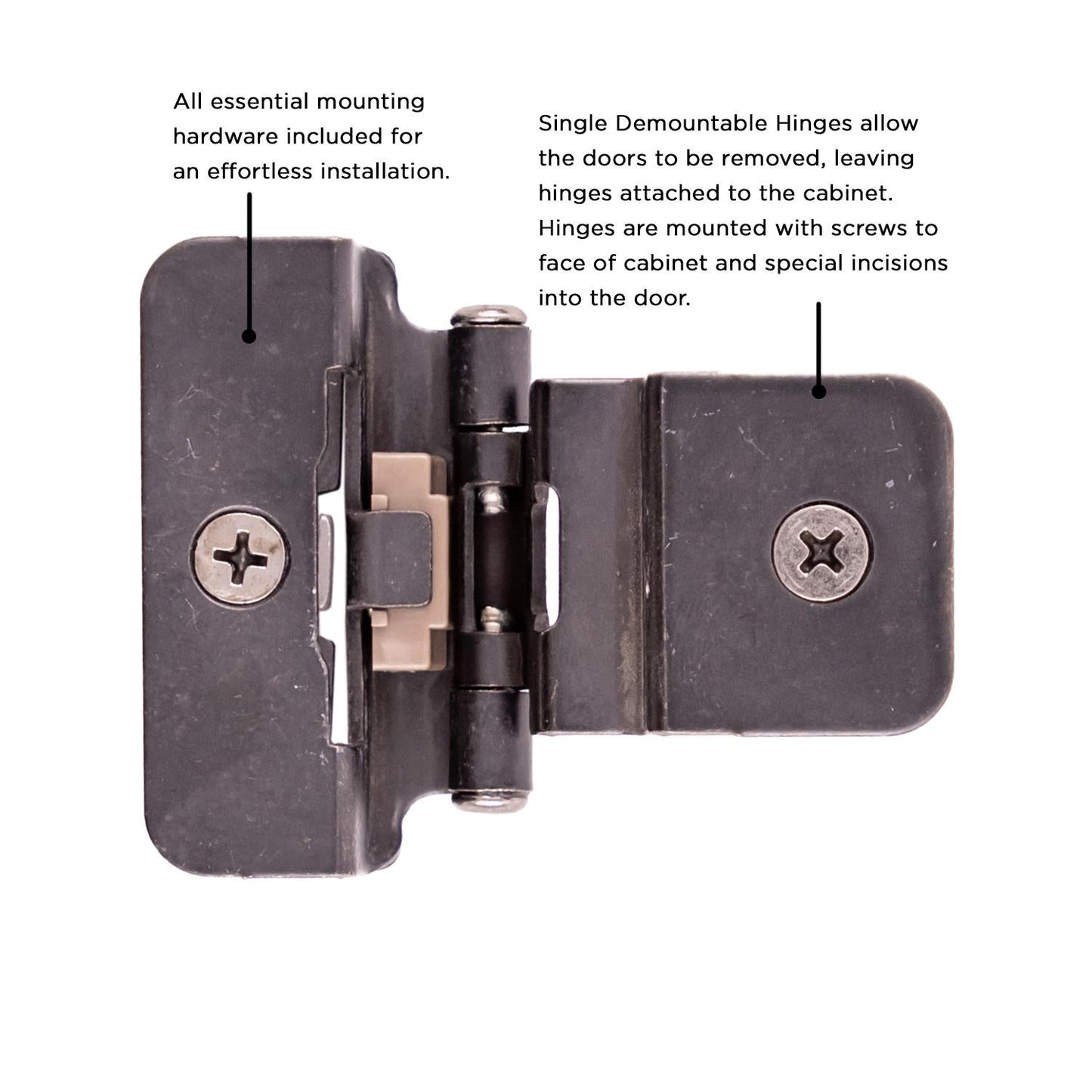 Double Demountable Hinge