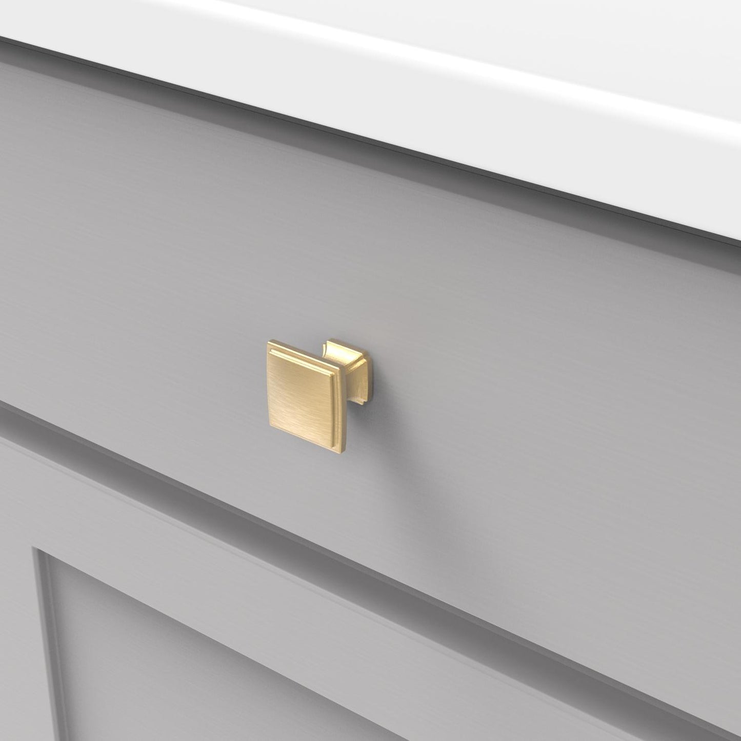 1-1/4 Inch Square Bridges Knob