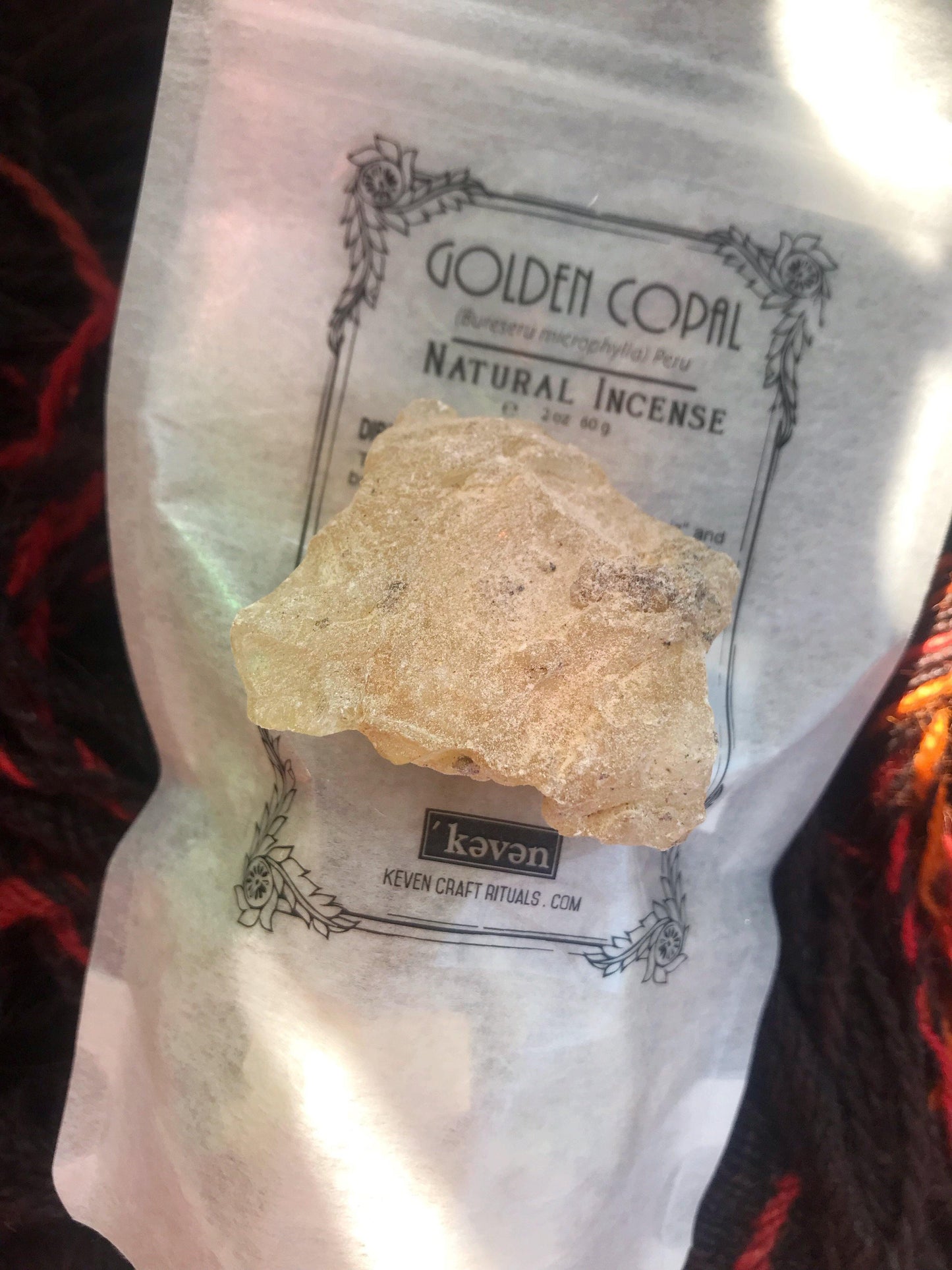 Golden Copal (Mexico) Resin - For Incense, Spells, and Potions