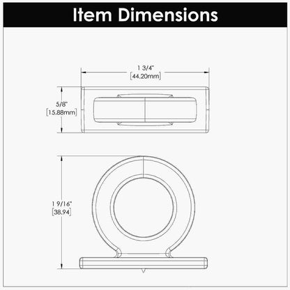 1-3/4 Inch x 5/8 Inch Corsa Ring Knob