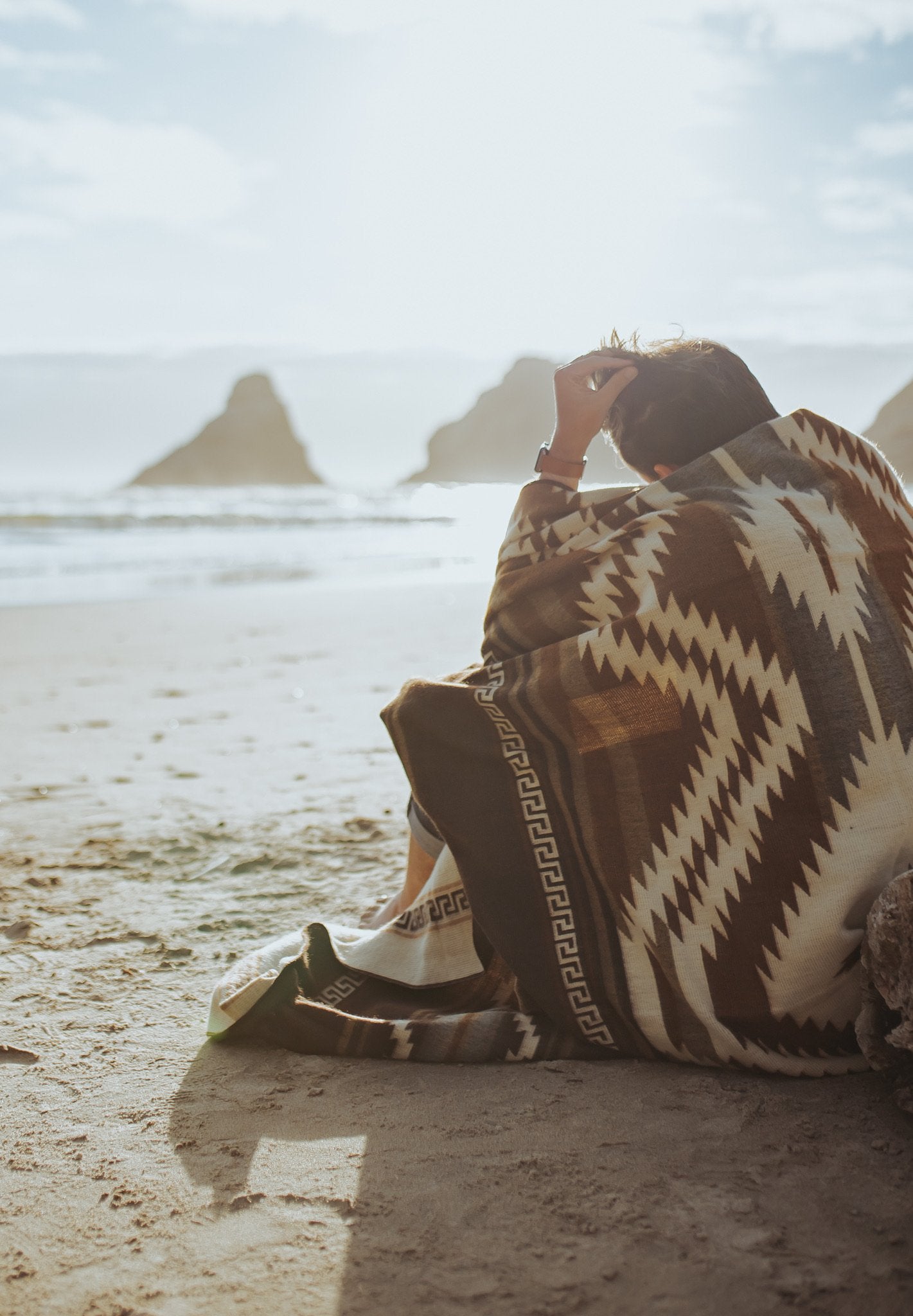 Shuar Blanket - Dusty | Blankets | Kitchen + Metal