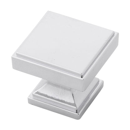 1-3/8 Inch Square Brownstone Square Knob