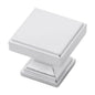 1-3/8 Inch Square Brownstone Square Knob