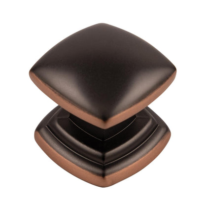 1-1/4 Inch Square Euro-Contemporary Knob