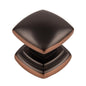 1-1/4 Inch Square Euro-Contemporary Knob