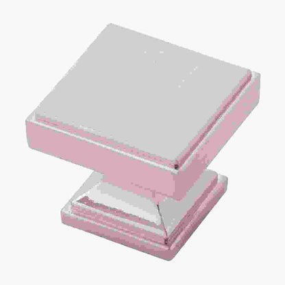 1-3/8 Inch Square Brownstone Square Knob