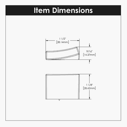 1-7/16 Inch x 9/16 Inch Flex Pinch Knob