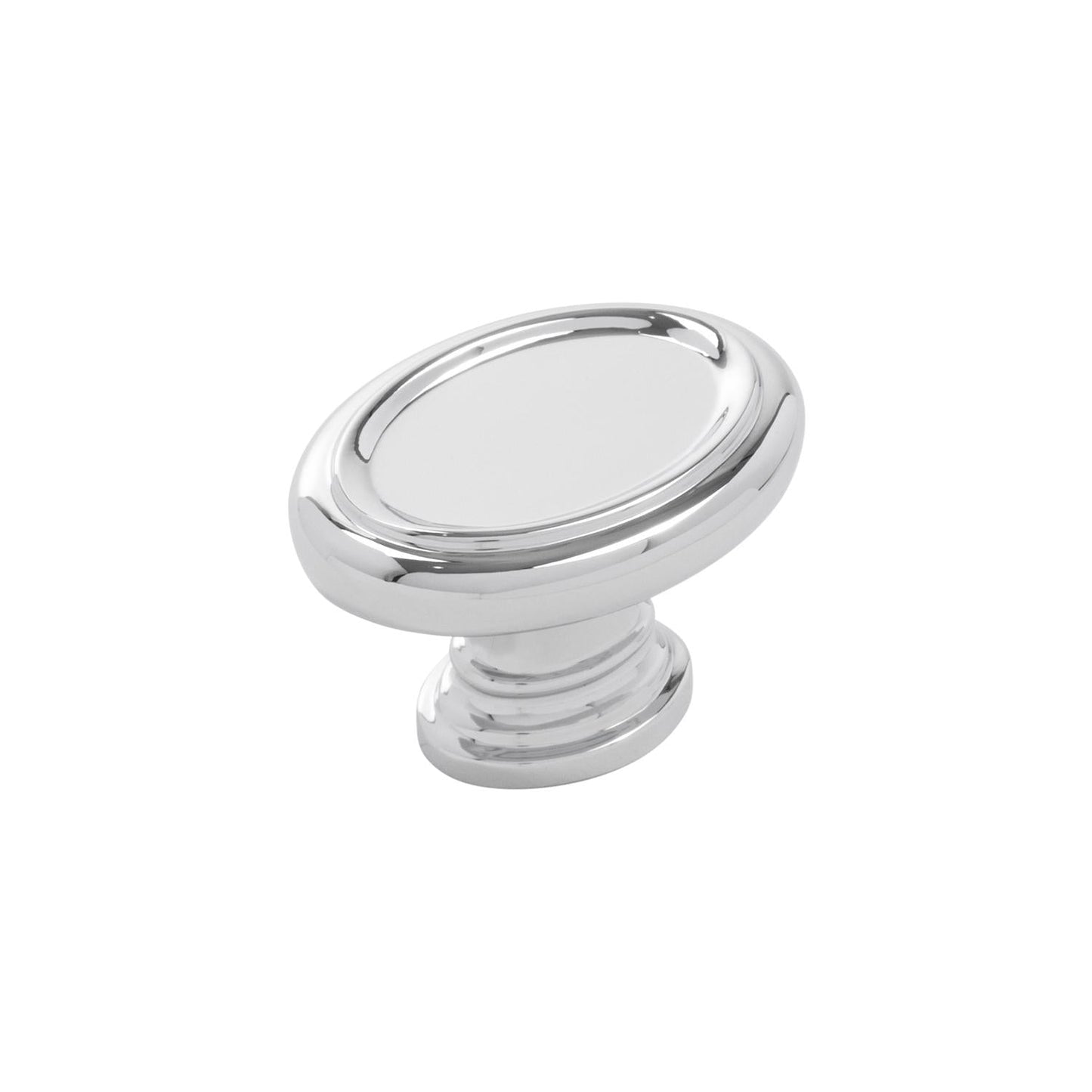 1-1/2 Inch x 1-1/8 Inch Oval Berkshire Oval Knob