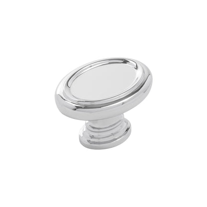1-1/2 Inch x 1-1/8 Inch Oval Berkshire Oval Knob