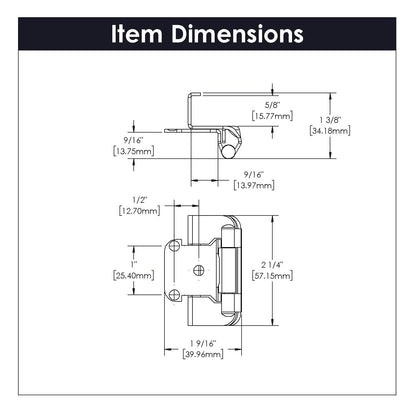 Self-Closing Semi-Concealed
